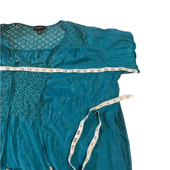 I.N. Studio Teal Top - Picture 6 of 7